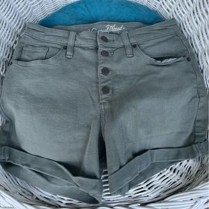 Women’s green shorts